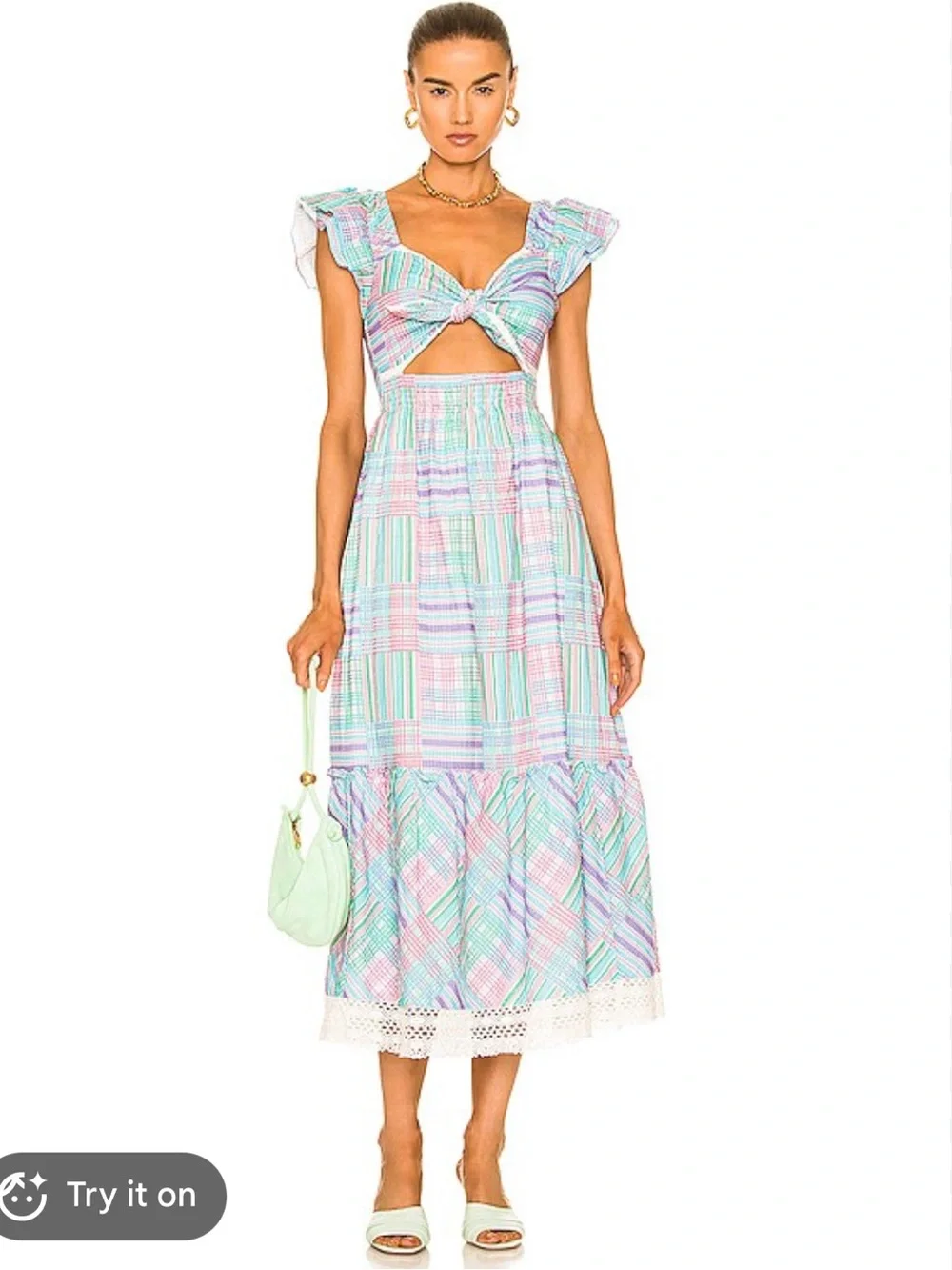 LoveShackFancy Emeka dress In Candyland Multi